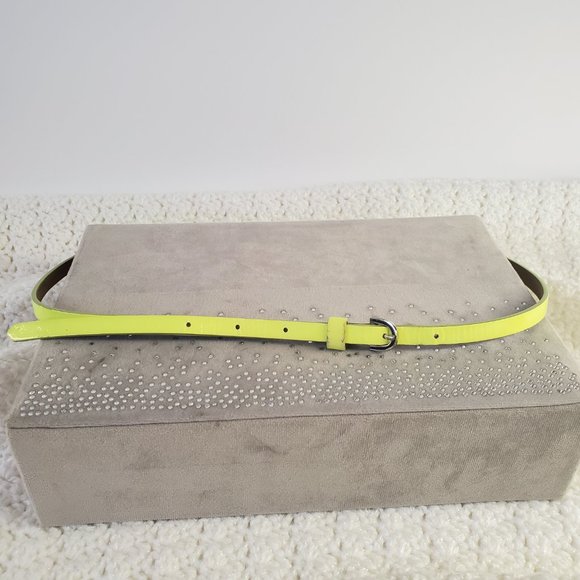Old Navy Mini Belt: Neon Yellow - Picture 2 of 7